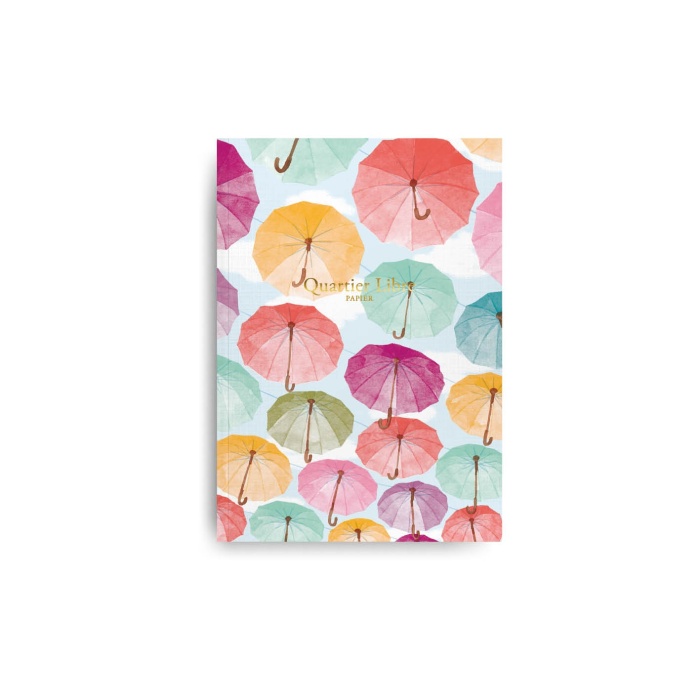 Petit carnet Parapluies Quartier Libre