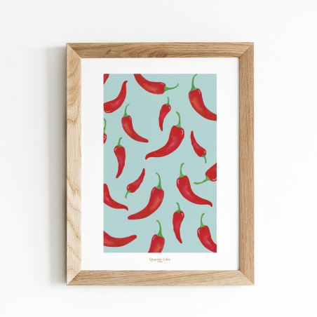 Affiche A4 Piments Quartier Libre