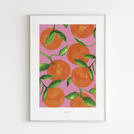 Affiche 30x40 Oranges Quartier Libre