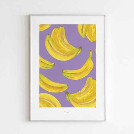 Affiche 30x40 Bananes Quartier Libre