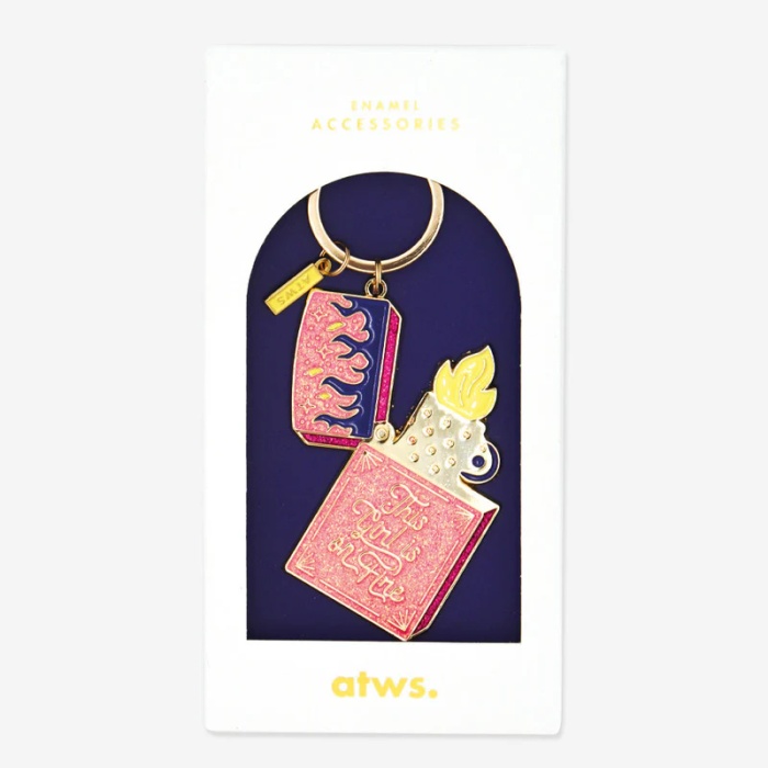 Porte-clés émaillé ATWS