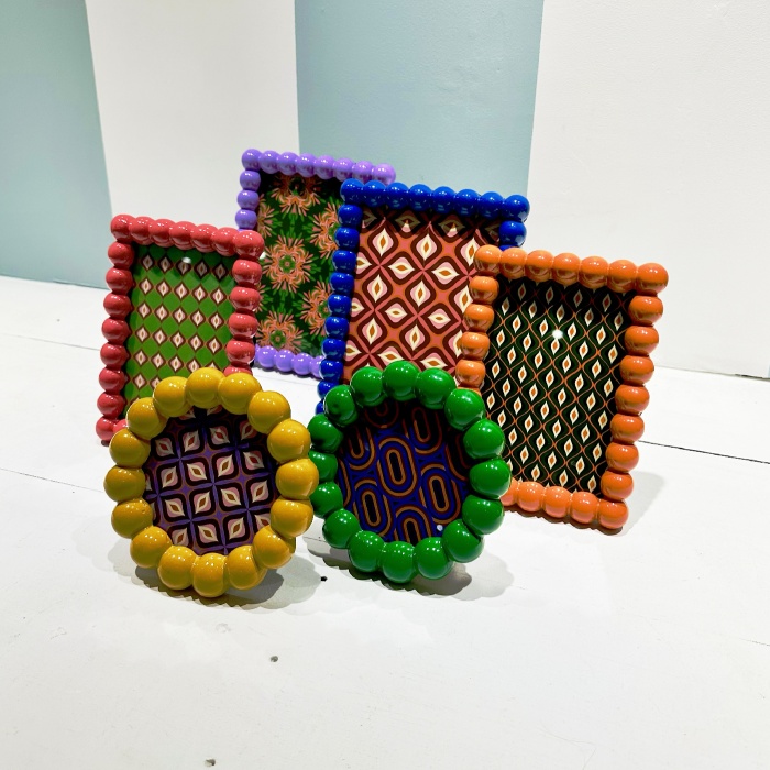 Cadre rond à poser Beads