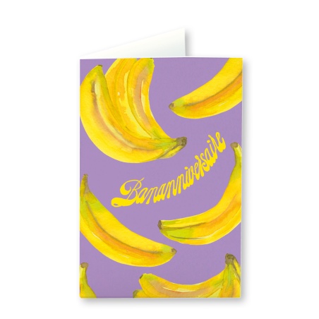 Carte d'anniversaire Bananniversaire Quartier Libre