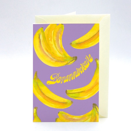 Carte d'anniversaire Bananniversaire Quartier Libre