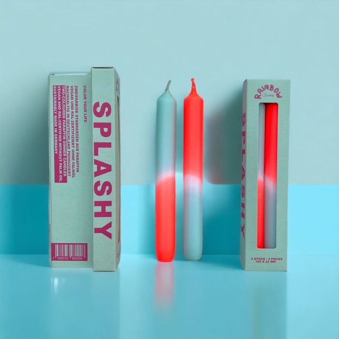 Set de 2 bougies Rainbow Studio Pink Stories