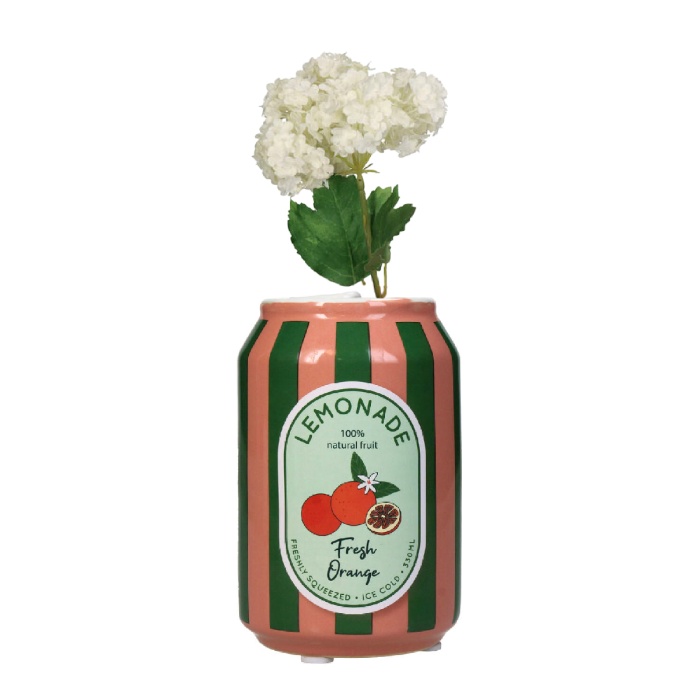 Vase soliflore Canette de Limonade