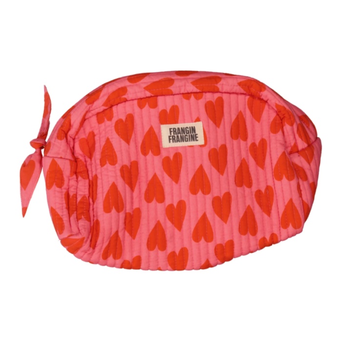 Trousse de toilette Paulette coeurs Frangin Frangine