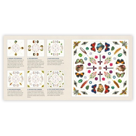 Livre d'autocollant Mandala The Antiquarian