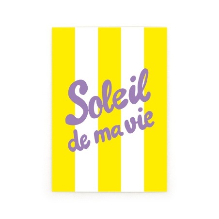 Carte postale Soleil de ma Vie Quartier Libre