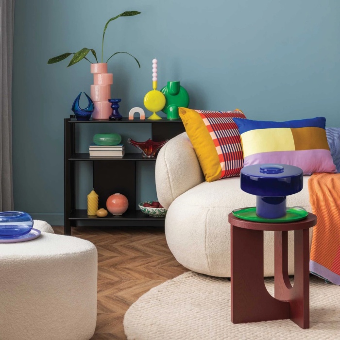 Lampe en verre coloré Foza