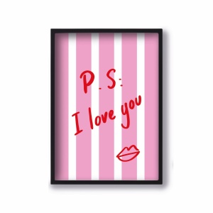 Affiche A4 P.S I Love You...