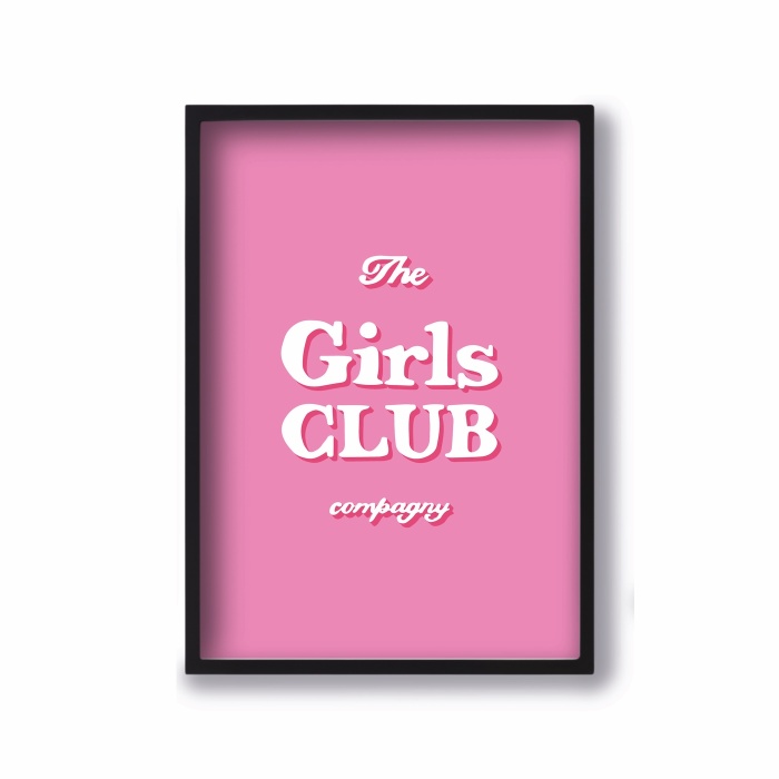 Affiche A4 Girls Club Quartier Libre