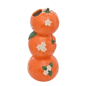 Vase triple Orange The...