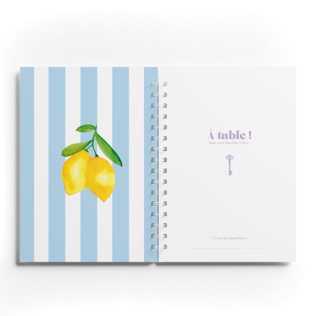 Carnet de Recettes Citrons Quartier Libre