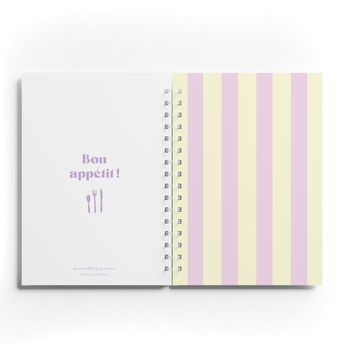 Carnet de Recettes Crème de la Crème Quartier Libre