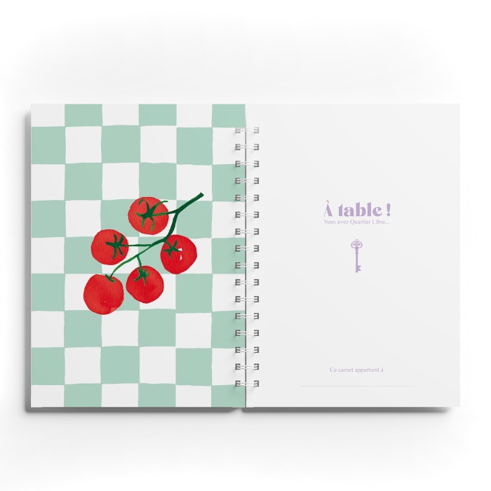 Carnet de Recettes Tomates Quartier Libre