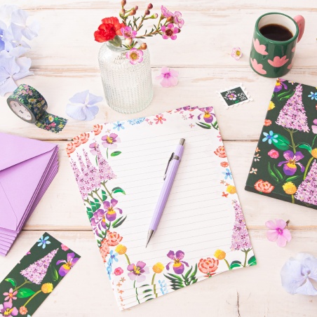 Coffret de Papier à Lettre Botanique Quartier Libre