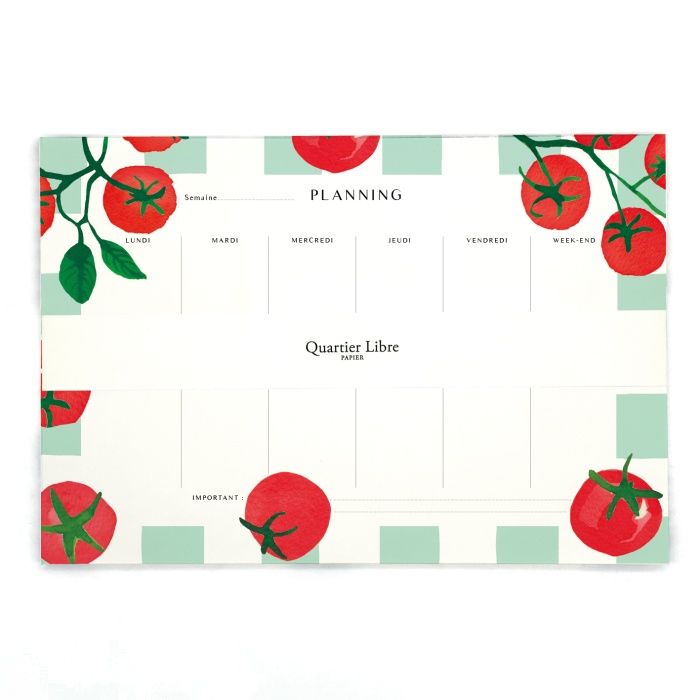 Planning Tomates Quartier Libre