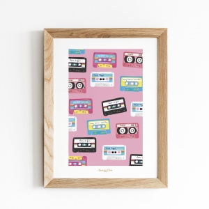 Affiche A4 Mix Tape...