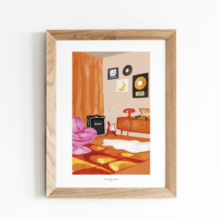 Affiche A4 1967 Quartier Libre