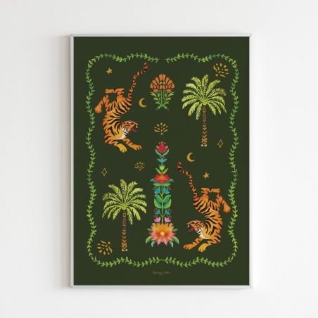 Affiche 30x40 Shimla Quartier Libre