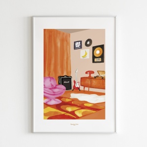 Affiche 30x40 1967 Quartier...