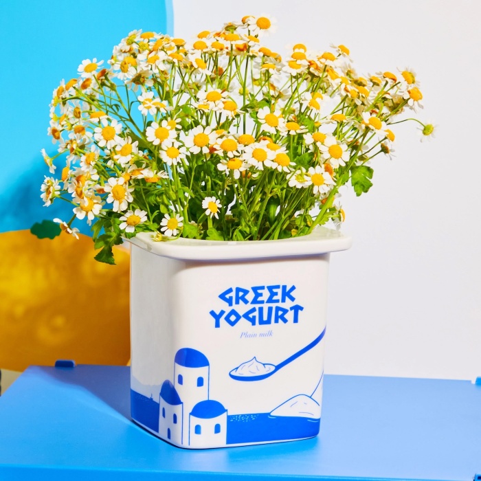 Cache-pot ou Vase Yaourt Fluid Market