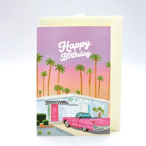 Carte d'anniversaire Palm...