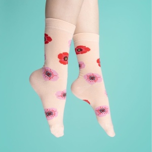 Chaussettes Coquelicot...