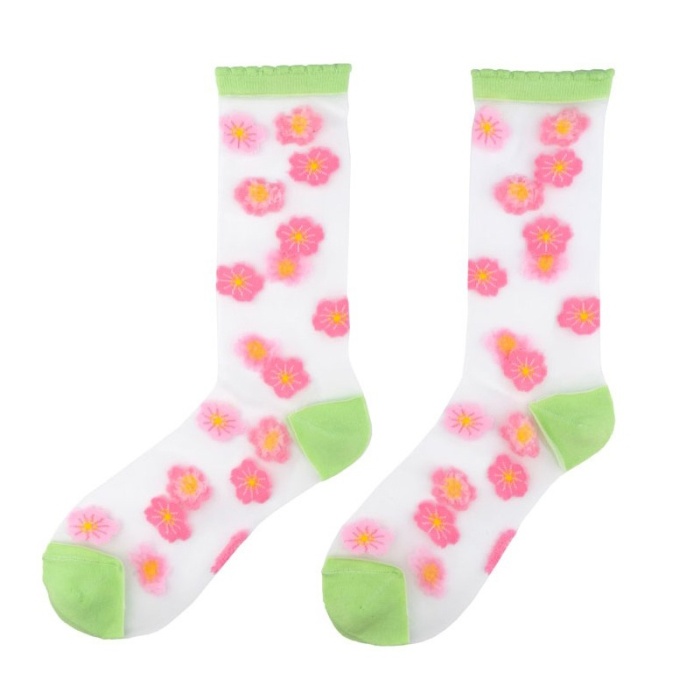 Chaussettes transparentes Sakura Coucou Suzette