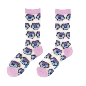 Chaussettes transparentes...