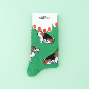 Chaussettes Beagle Coucou...
