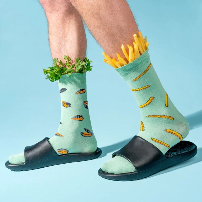 Chaussettes Moules Frites Coucou Suzette