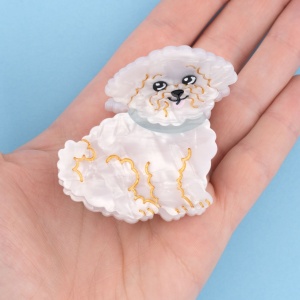 Pince à cheveux Bichon...