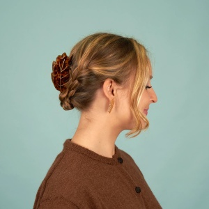 Pince à cheveux Feuille...
