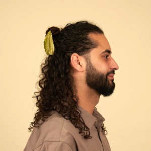 Pince à cheveux Feuille de...