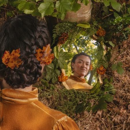Pince à cheveux Feuille d'Erable Coucou Suzette