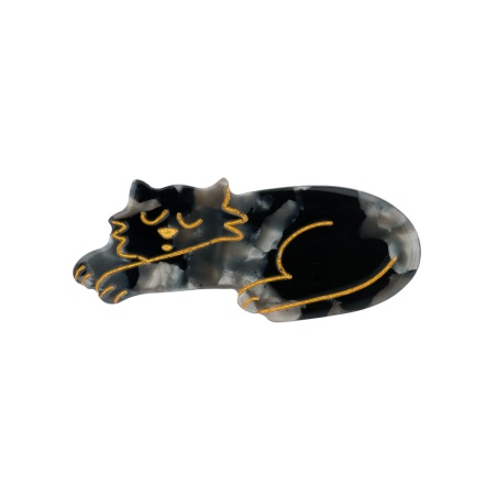Barrette Chat noir Coucou Suzette