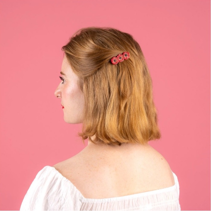Barrette Coquelicot Coucou Suzette