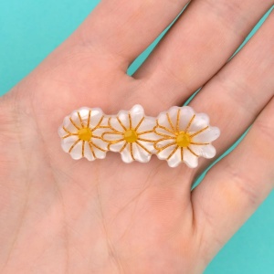 Barrette Pâquerettes Coucou...