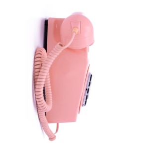 Téléphone mural rose GPO Retro