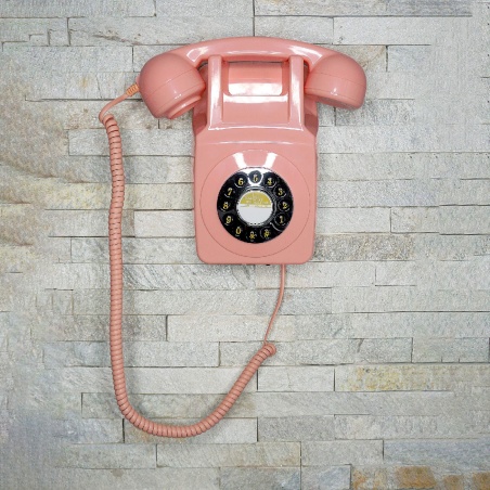 Téléphone mural 746 rose GPO Retro
