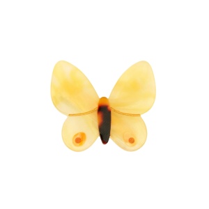 Barrette Papillon jaune...