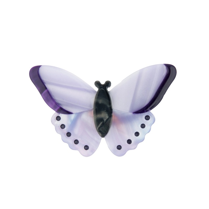 Barrette Papillon mauve Coucou Suzette
