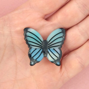 Barrette Papillon bleu...
