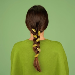 Barrette Feuille de...