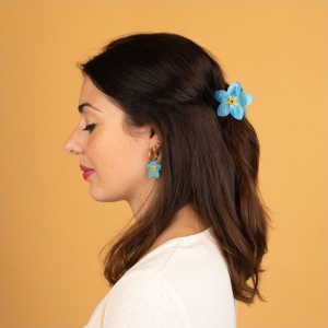 Boucles d'oreilles Myosotis...