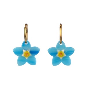 Boucles d'oreilles Myosotis...