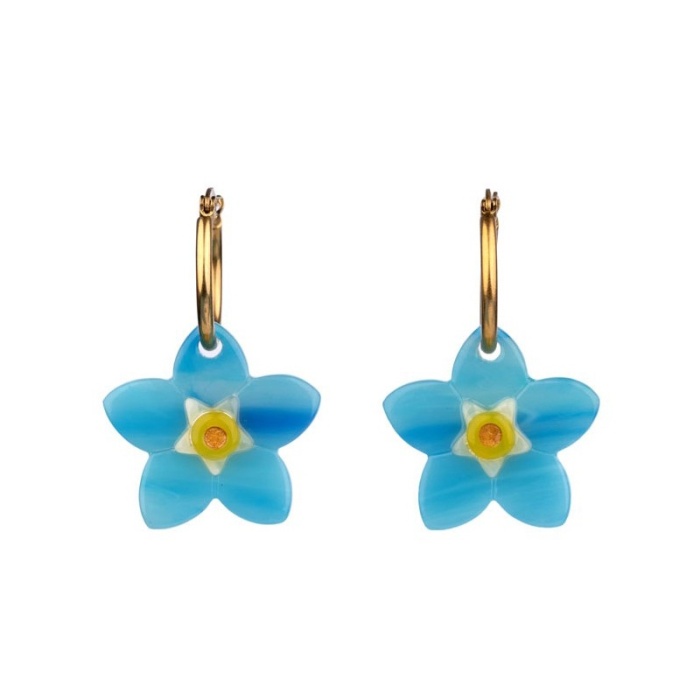 Boucles d'oreilles Myosotis Coucou Suzette
