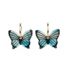 Boucles d'oreilles Papillon bleu Coucou Suzette